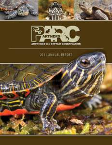 2011 ANNUAL REPORT  ACKNOWLEDGMENTS CREDITS: Front Cover photos: Large background, western painted turtle (© Mgkuijpers Dreamstime.com),