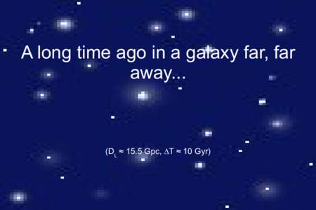 A long time ago in a galaxy far, far away... (DL ≈ 15.5 Gpc, ∆T ≈ 10 Gyr)  Whence SMGs?