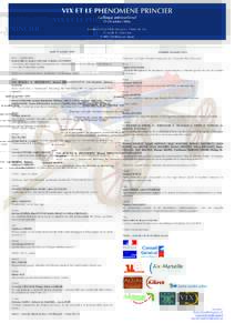 VIX ET LE PHENOMENE PRINCIER Colloque internationaloctobre 2016 Musée du Pays Châtillonnais – Trésor de Vix, 14 rue de la LibérationChâtillon sur Seine