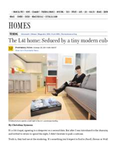 The L41 home: Seduced by a tiny modern cube | National Post