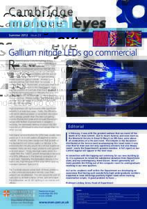 Cambridge  materialeyes Summer 2012 Issue 23  Gallium nitride LEDs go commercial