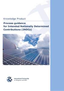 Knowledge ProductProcess guidance for Intended Nationally Determined Contributions (INDC