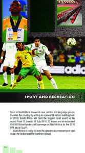 Pocket Guide to South Africa[removed]: Sport and recreation