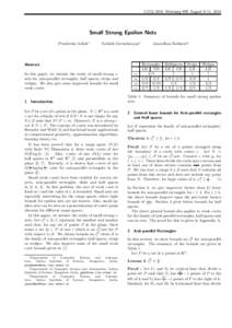 Circle / Ε-net / Hilbert R-tree / Geometry / Quadrilaterals / Rectangle