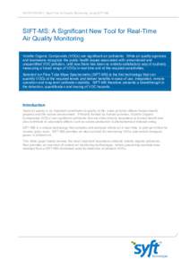 Syft Air Quality Monitoring White Paper