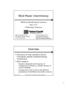 Microsoft PowerPoint - 10 Dahman Wind Intermittency.ppt