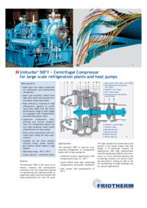 2  1 Uniturbo® 50FY – Centrifugal Compressor for large scale refrigeration plants and heat pumps