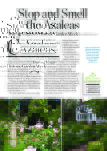 Stop and Smell the Azaleas During Virginia’s Historic Garden Week  C