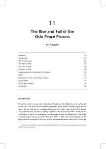 11 The Rise and Fall of the Oslo Peace Process