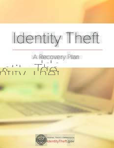 IdentityTheft.gov A recovery guide