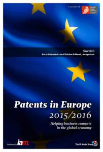 In association with  Sweden Peter Kenamets and Fabian Edlund, Awapatent  Patents in Europe