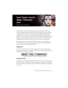 Corel Painter tour for Adobe Photoshop users