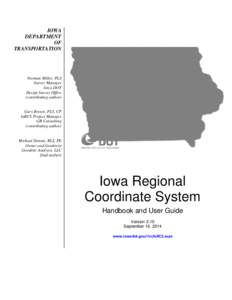Iowa Regional Coordinate System Handbook and User Guide
