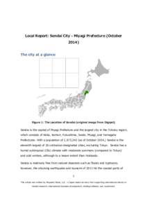 Miyagi Prefecture / Transport in Japan / Thoku region / Prefectures of Japan / Sendai Subway Namboku Line / Sendai / Thoku earthquake and tsunami / Aer / Ishinomaki /  Miyagi / Aoba-ku /  Sendai