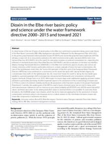 Dioxin in the Elbe river basin: policy and science under the water framework directive 2000–2015 and toward 2021