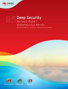 Deep Security 9.5 SP1 Supported Linux Kernels  Trend Micro Incorporated reserves the right to make changes to this document and to the products described herein without notice. Before installing and using the software, 
