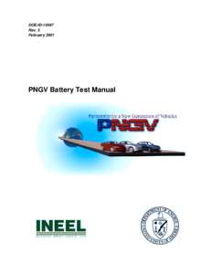 DOE/ID[removed]Rev. 3 February 2001 PNGV Battery Test Manual