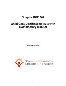 child care certification commentary