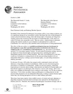 Microsoft Word - Senate Judiciary Letter on New APA Policy.doc