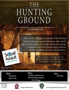 the hunting ground flyer .pages