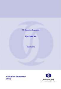 TC Operation Evaluation  Corridor Vc March 2012