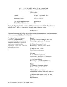 Microsoft Word - WTVA 2014 Annual EEO Public File Report _716858v2_.DOC