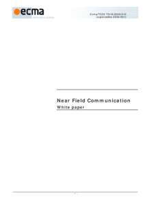 Near Field Communication - White paper