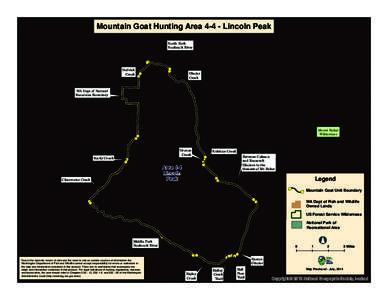 Mountain Goat Hunting Area[removed]Lincoln Peak  ! (  North Fork