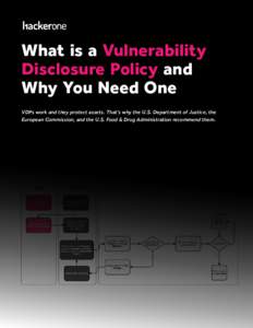 What is a Vulnerability Disclosure Policy and Why You Need One VDPs work and they protect assets. That’s why the U.S. Department of Justice, the European Commission, and the U.S. Food & Drug Administration recommend th