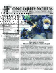ONCORHYNCHUS Newsletter of the Alaska Chapter, American Fisheries Society Vol. XXI  Fall 2001