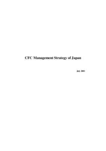 CFC Management Strategy of Japan