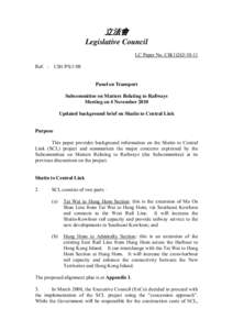 立法會 Legislative Council LC Paper No. CB[removed]Ref. :  CB1/PS/1/08