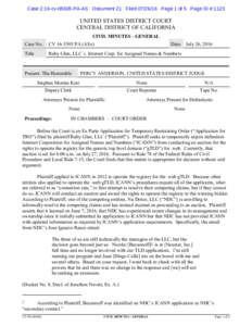 Case 2:16-cvPA-AS Document 21 FiledPage 1 of 5 Page ID #:1123  UNITED STATES DISTRICT COURT CENTRAL DISTRICT OF CALIFORNIA CIVIL MINUTES - GENERAL Case No.