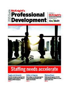 SUPPLEMENT TO  SPONSORED IN PART BY Staffing needs accelerate page 3