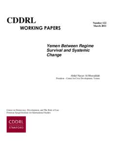 CDDRL WORKING PAPERS Number 122 March 2011