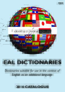 FREE  EAL DICTIONARIES Dictionaries suitable for use in the context of English as an additional language