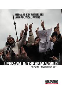 upheaval in the arab world REPORT - november 2011 © AFP / GIANLUIGI GUERCIA  media as key witnesses