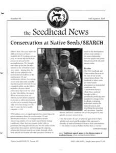 Seedhead News - No. 98, Fall Equinox 2007