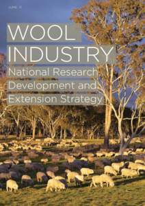 june 11  WOOL INDUSTRY National Research, Development and