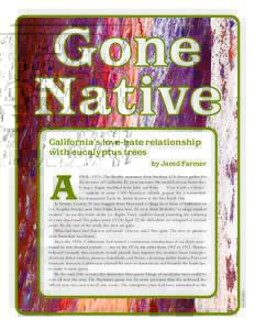 California’s love-hate relationship with eucalyptus trees A  by Jared Farmer