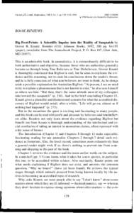 Journal cfScirntijic Exploration, Vol. 8, No. I . pp, 10194 O 1994 Society for Scientific Exploration