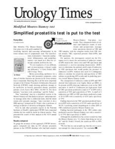 Urology Times ® The Leading News Source for Urologists  www.urologytimes.com