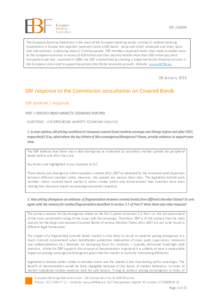 EBF_018565 - EBF second draft response to the Commission consultation on Covered Bonds_CLEAN.docx