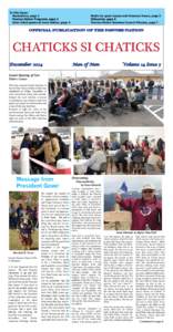 In this Issue: Resolutions, page 2							 Pawnee Nation Programs, page 3 Inter-tribal games at Iowa Nation, page 4			  Walks for good causes and Veterans Dance, page 5