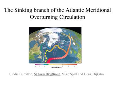 The Sinking branch of the Atlantic Meridional Overturning Circulation Elodie Burrillon, Sybren Drijfhout, Mike Spall and Henk Dijkstra  There is sinking near a boundary