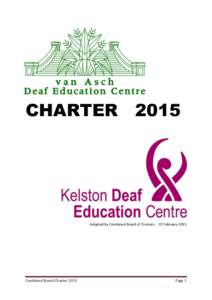 CHARTERAdopted	
  by	
  Combined	
  Board	
  of	
  Trustees	
  -­‐	
  	
  23	
  February	
  2015	
   	
  