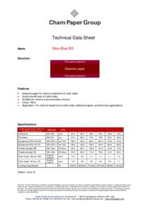 Technical Data Sheet Silco Blue BS Name  Structure