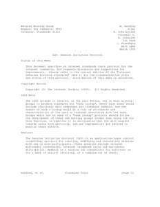 Network Working Group Request for Comments: 2543 Category: Standards Track M. Handley ACIRI