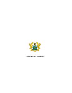 LANDS POLICY OF GHANA  FOREWORD This is the first time in the history of this country that a comprehensive land policy has been formulated. Hitherto, land has been managed through various legal instruments and customary