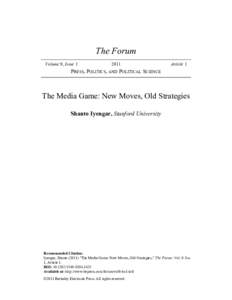 The Forum Volume 9, IssueArticle 1